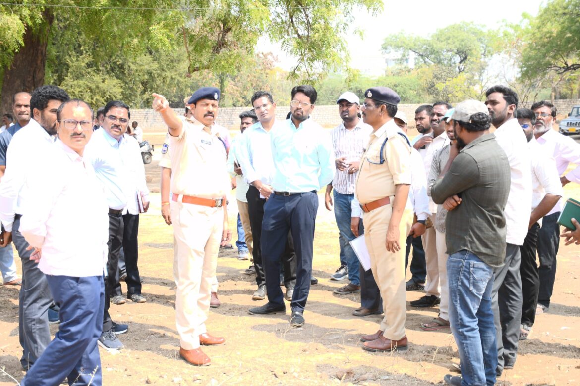 ముఖ్యమంత్రి పర్యటనకు పకడ్బందీ ఏర్పాట్లు ఏర్పాట్లు: జిల్లా కలెక్టర్ ఆదర్శ్ సురభి సురభి
