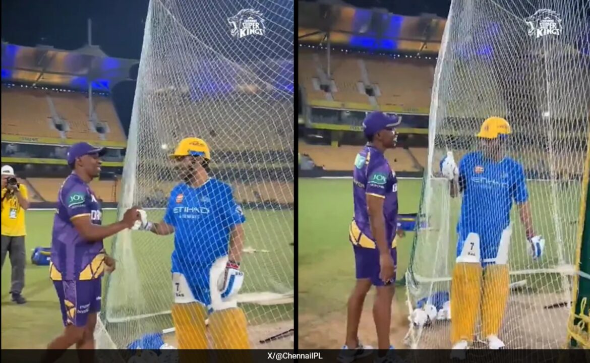 "దేశద్రోహి ఇక్కడ ఉంది": డ్వేన్ బ్రావోను కలవడంపై Ms ధోని వ్యాఖ్యలు ఇంటర్నెట్‌ను నిప్పు పెట్టాడు
