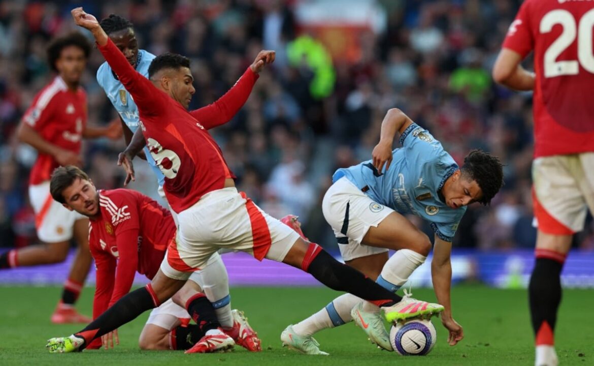 ప్రీమియర్ లీగ్: మాంచెస్టర్ సిటీ మాంచెస్టర్ యునైటెడ్ చేత డెర్బీ ప్రతిష్టంభనలో ఉంది
