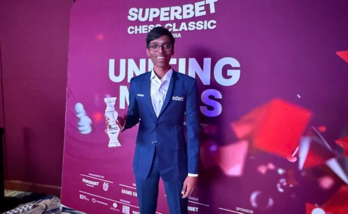 చెస్: ఆర్ ప్రగ్గ్నానాంధా కఠినమైన టైబ్రేక్ తర్వాత సూపర్బెట్ క్లాసిక్ గెలిచాడు
